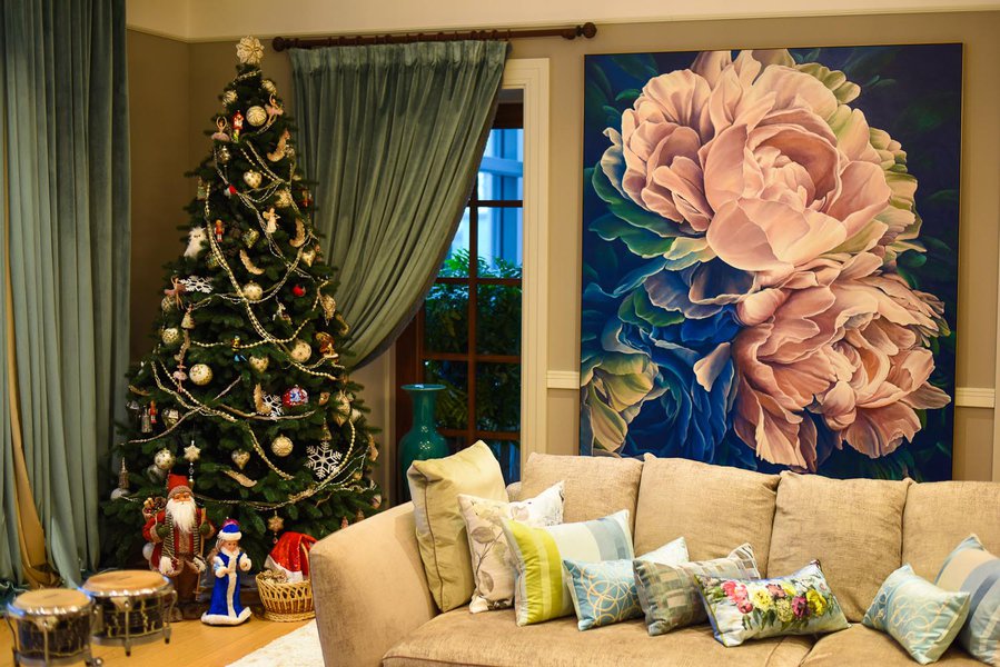 New Year's home decoration for 2019