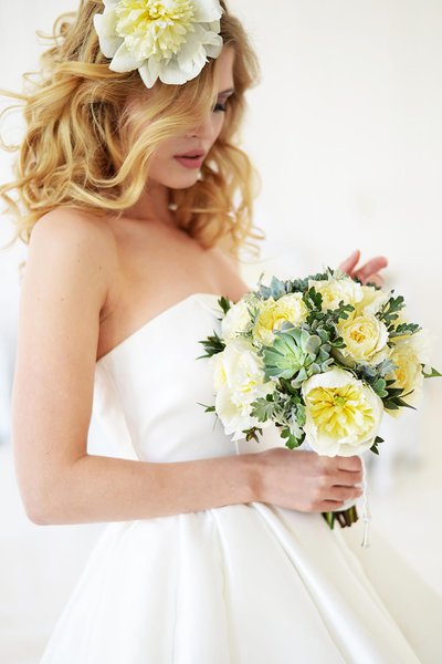 Collection of wedding bouquets