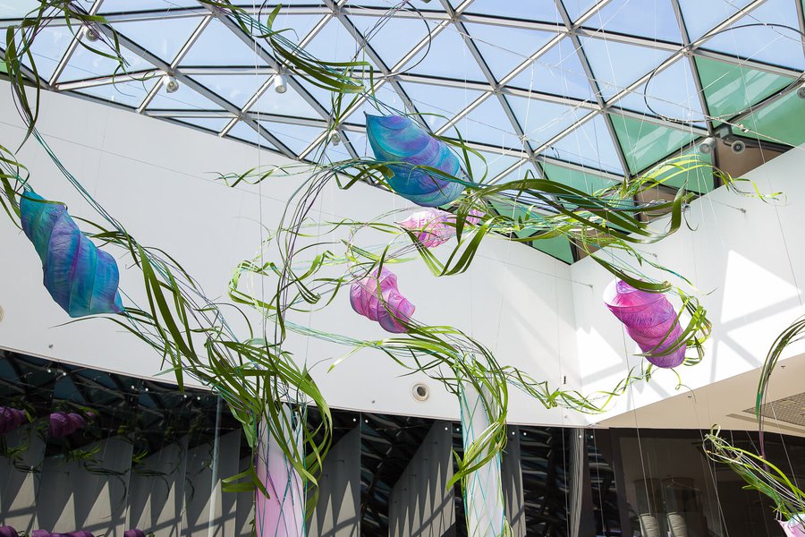 Summer decorations 2017 for the Ocean Plaza shopping mall