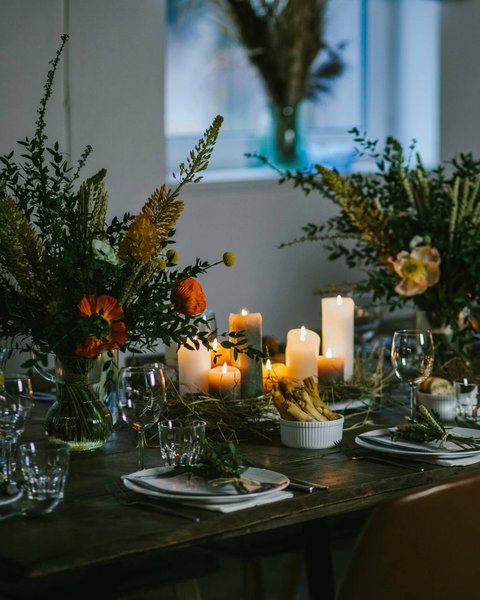 Портфолио: Ukrainian ethnic floral arrangement, but in the modern way