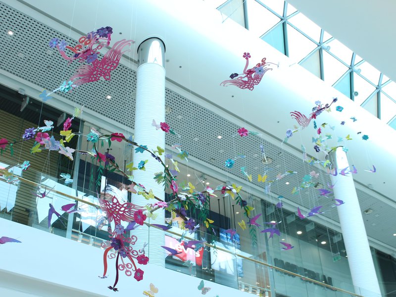 Декорації «Лісова пісня» в ТРЦ Ocean Plaza