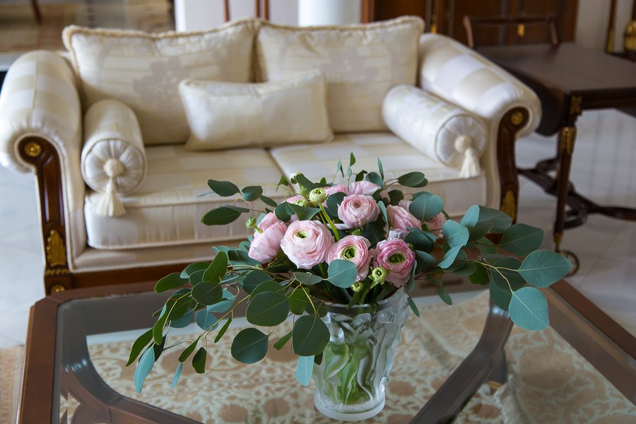 Spring flower decoration at home