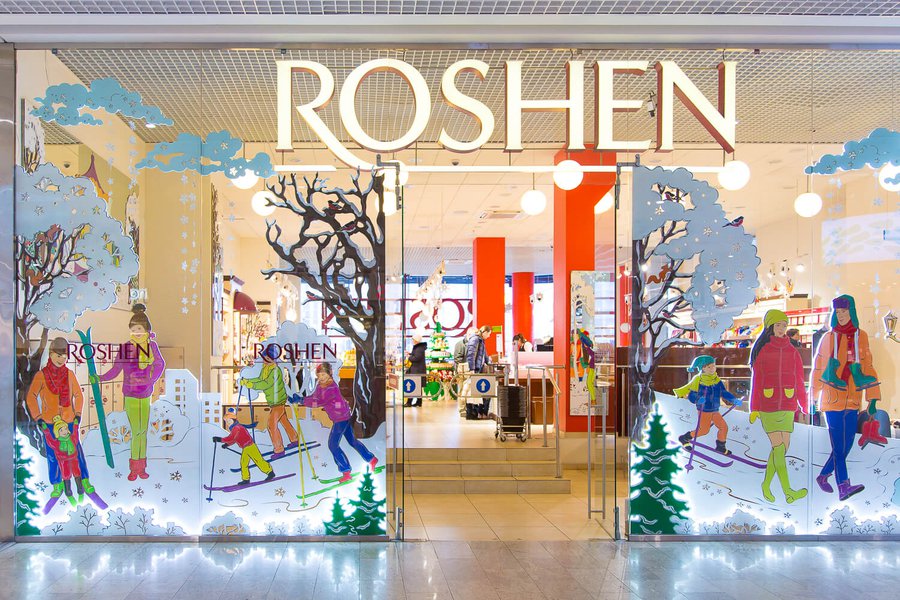 Зимова вітрина Roshen 2017