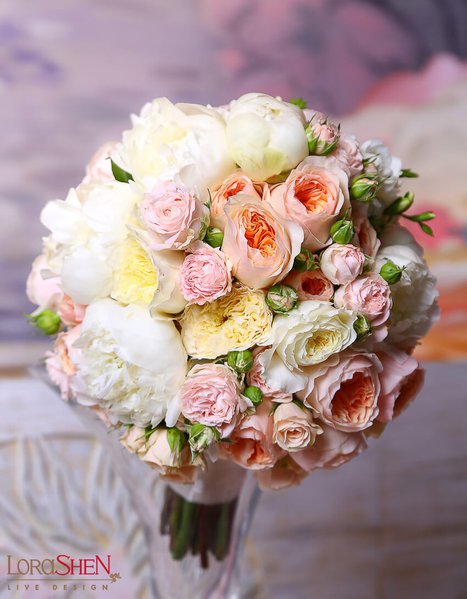 Collection of wedding bouquets