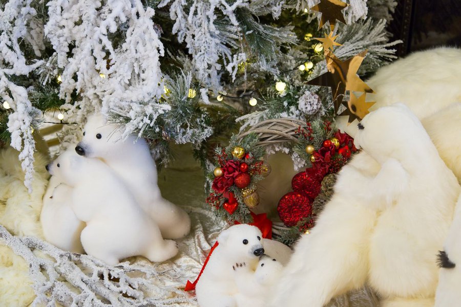White Christmas в новогоднем оформлении