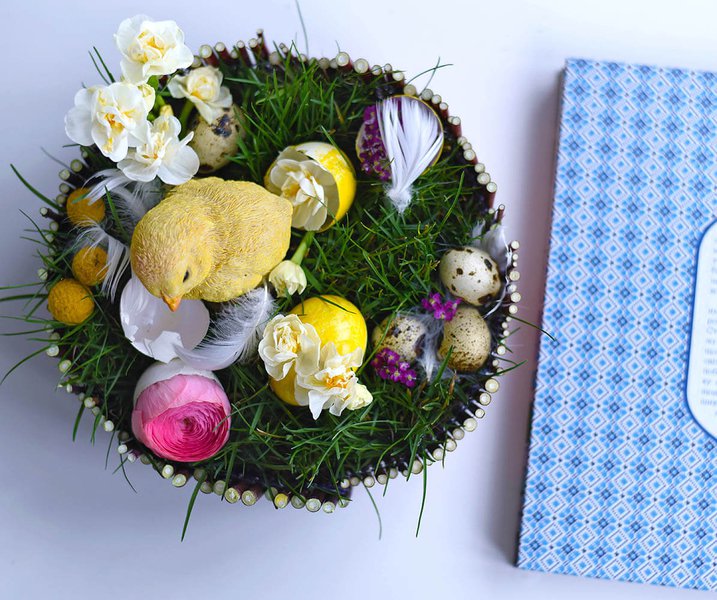 Easter collection of floristry and decor