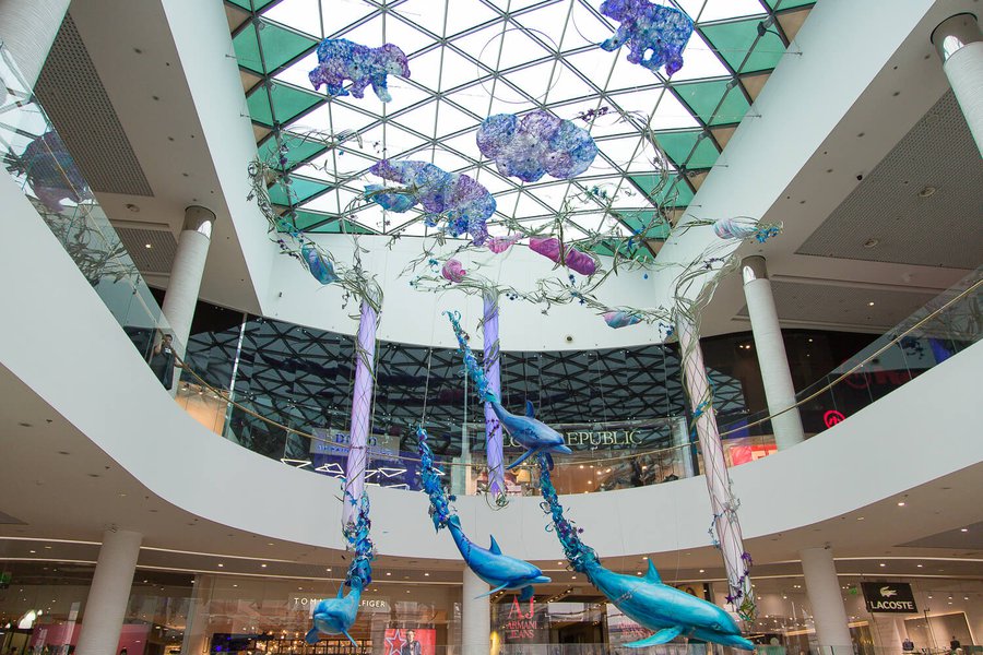 Winter decorations 2017 for the Ocean Plaza shopping mall