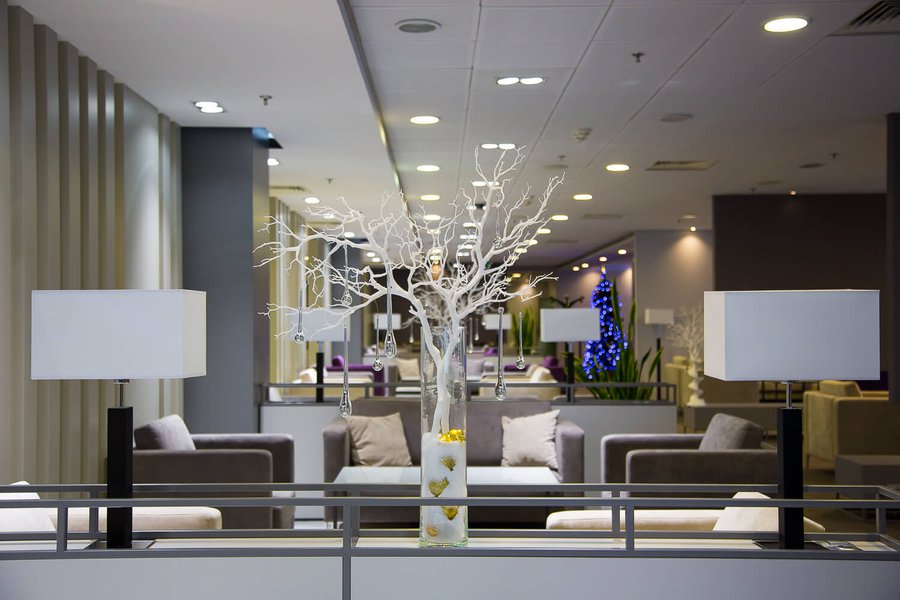 Boryspil Airport Business Terminal New Year Decoration