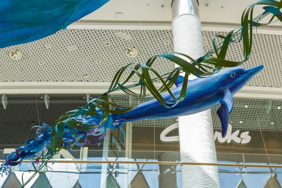 Summer decorations 2017 for the Ocean Plaza shopping mall