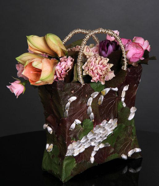 Handbags of flowers