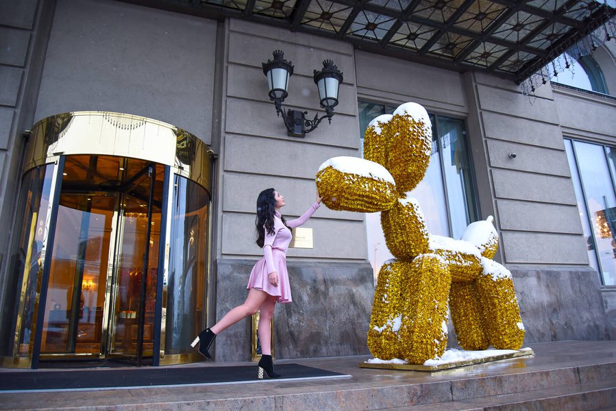 Новорічне оформлення готелю Fairmont Grand Hotel 2017