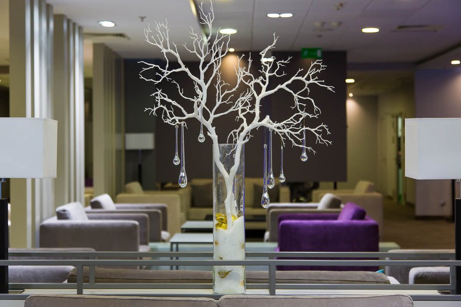 Boryspil Airport Business Terminal New Year Decoration