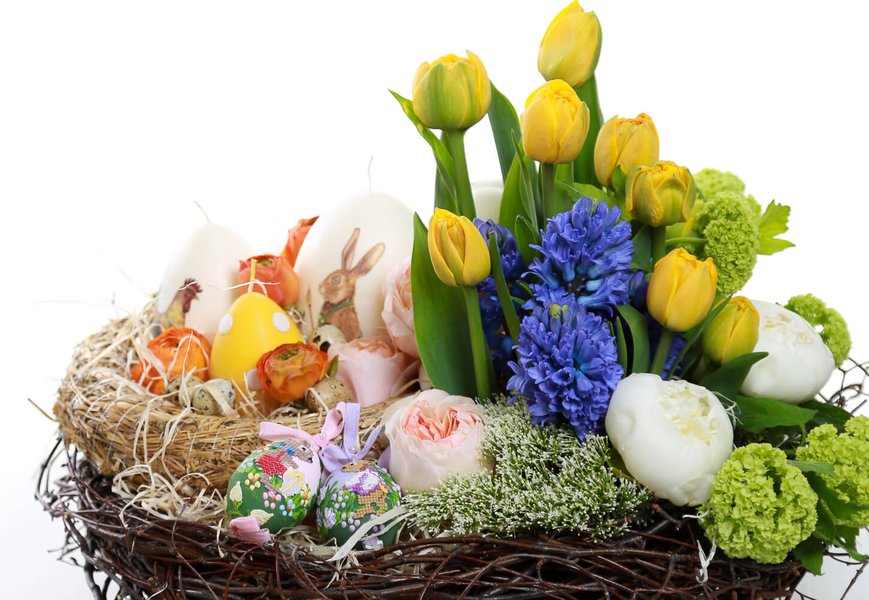Easter collection of floristry and decor