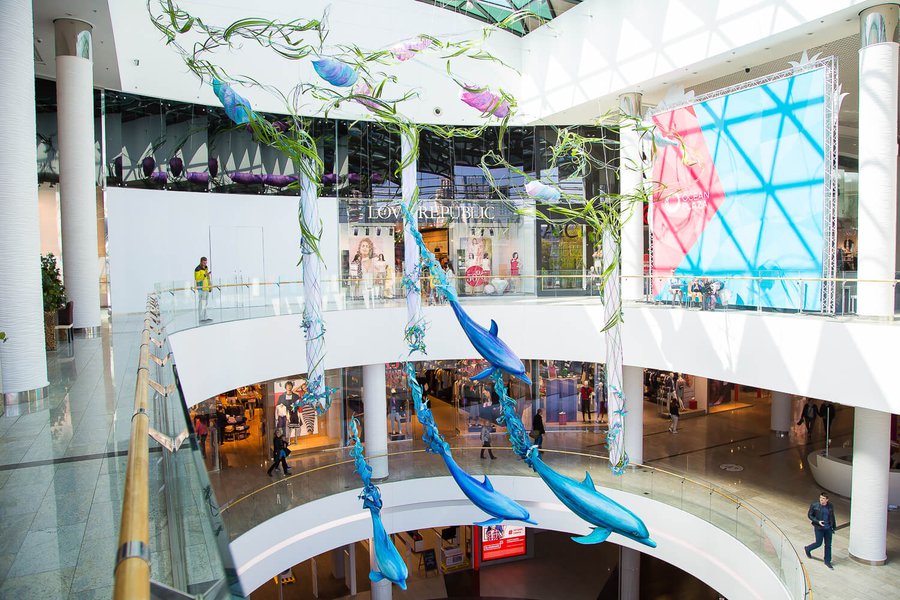 Summer decorations 2017 for the Ocean Plaza shopping mall