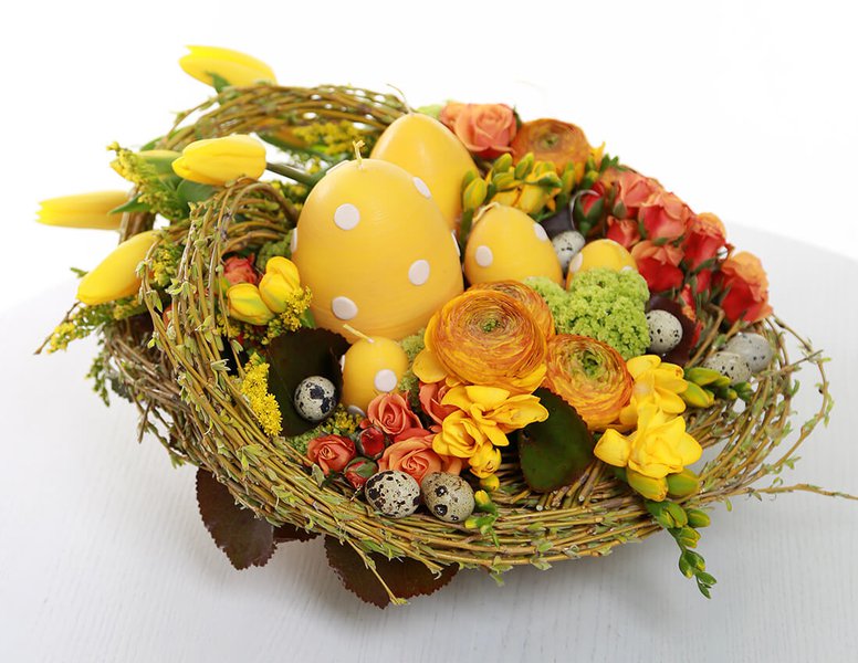 Easter collection of floristry and decor