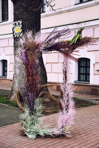 Весенняя фотозона для Trend Union 2017