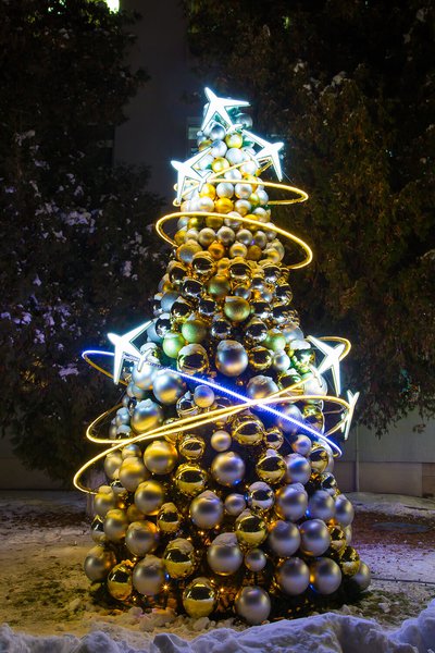 Borispol Airport New Year Decoration