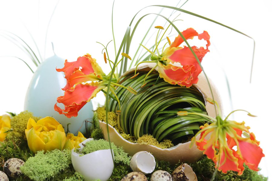 Easter collection of floristry and decor