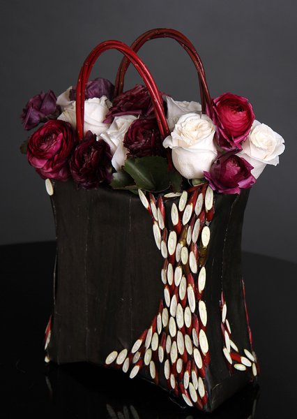 Handbags of flowers