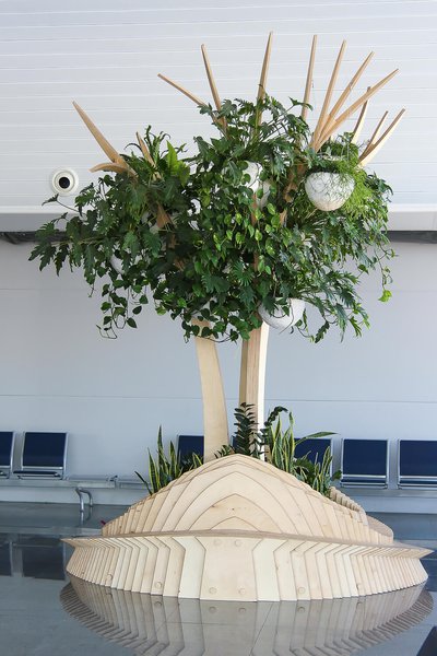 Landscaping at Boryspil airport