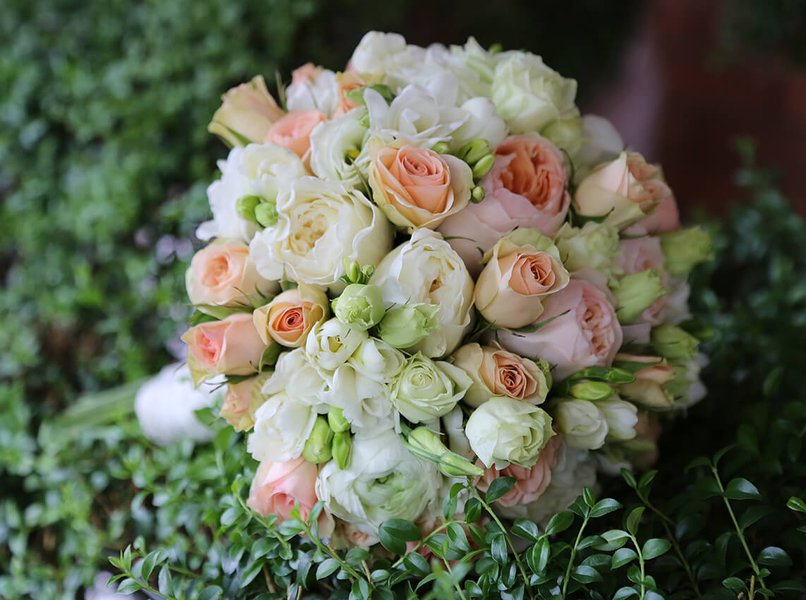Collection of wedding bouquets
