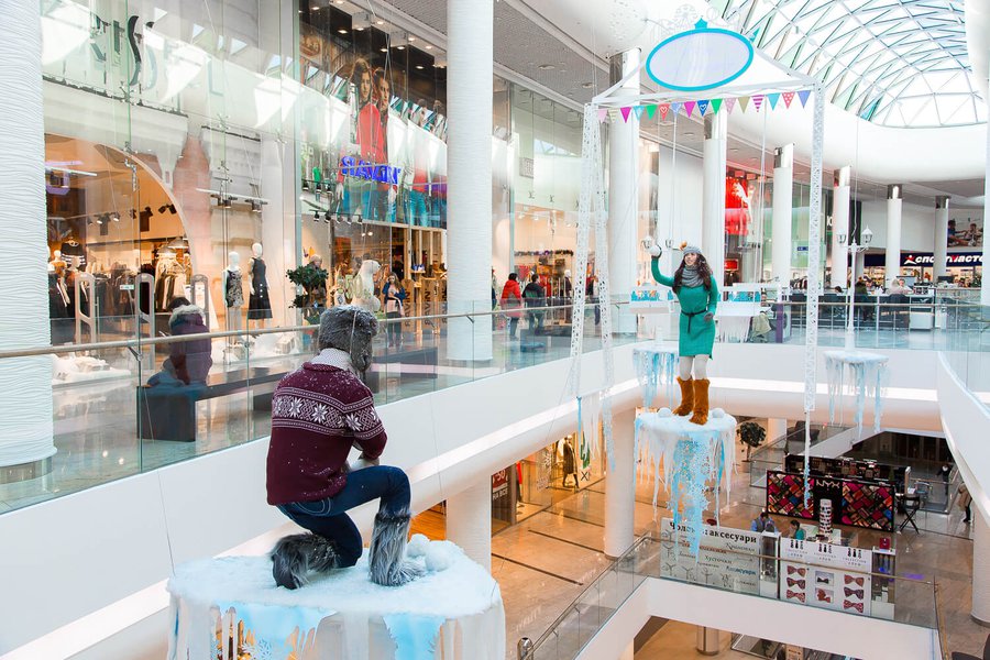 Winter decorations 2016 for the Ocean Plaza shopping mall
