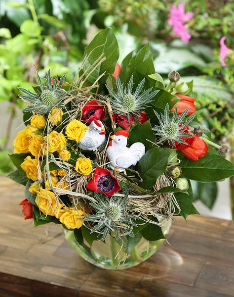 Easter collection of floristry and decor