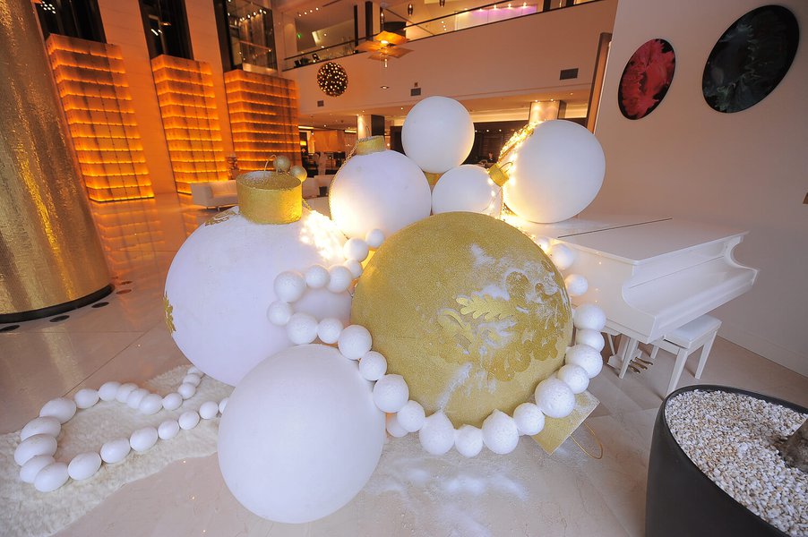Новорічне оформлення готелю Hyatt Regency Kyiv 2015