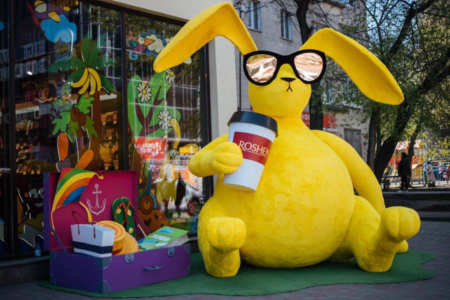 Street decorations "Dreams of rest" in Odessa