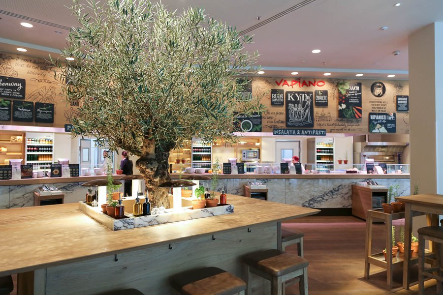 Озеленение ресторана VAPIANO