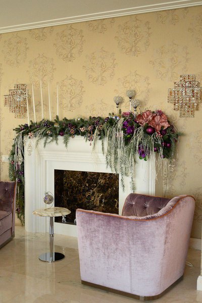 New Year's fantasy in fuchsia