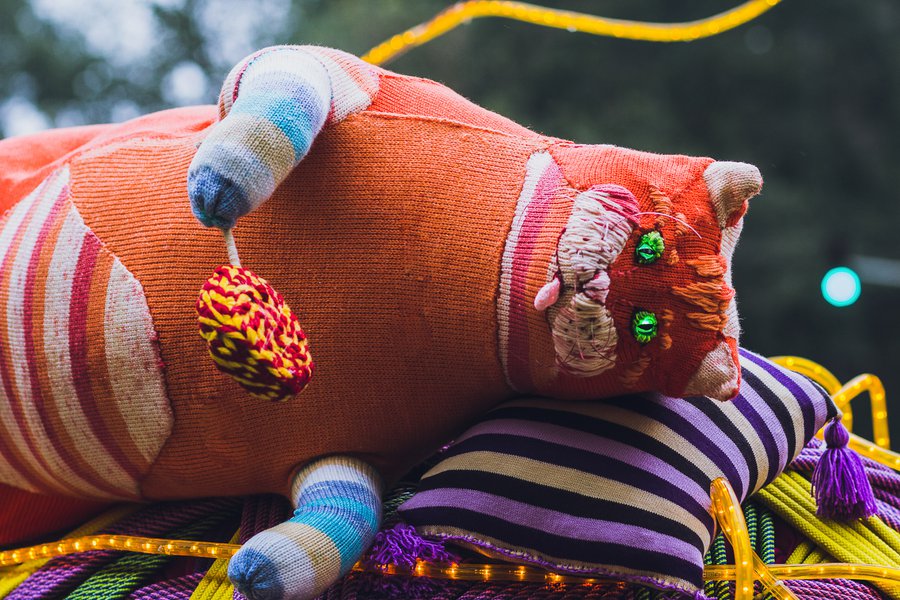 Autumn decorations for Roshen in Lviv 2015