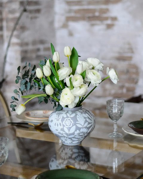Collection of vases "Mary's Garden: based on the paintings of Maria Prymachenko