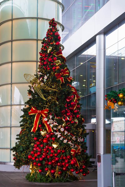 Borispol Airport New Year Decoration