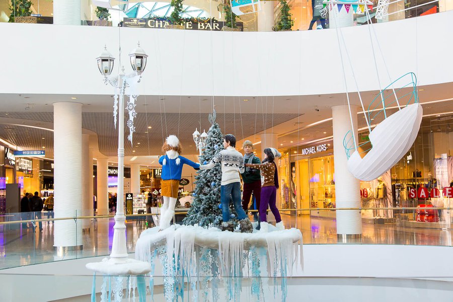 Winter decorations 2016 for the Ocean Plaza shopping mall