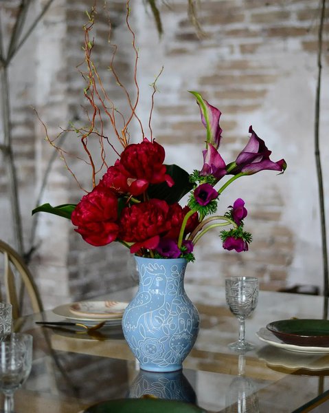 Collection of vases "Mary's Garden: based on the paintings of Maria Prymachenko