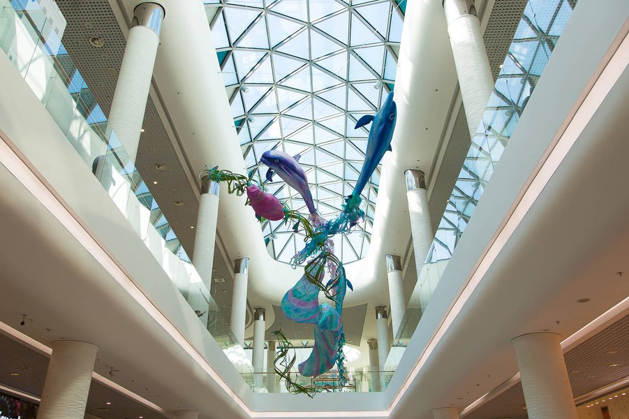 Summer decorations 2017 for the Ocean Plaza shopping mall