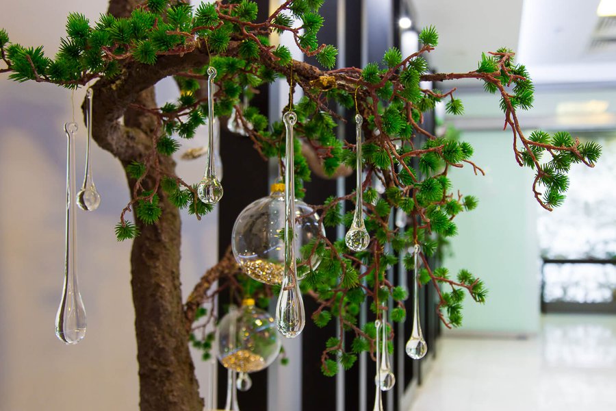 Boryspil Airport Business Terminal New Year Decoration
