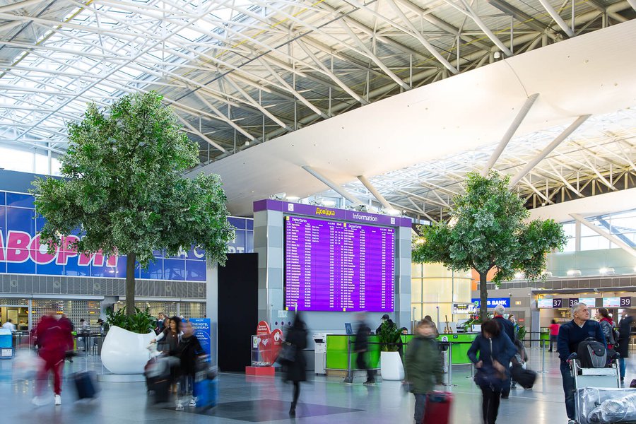 Landscaping at "Boryspil" airport