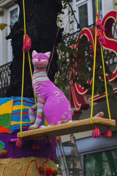 Autumn decorations for Roshen in Lviv 2015