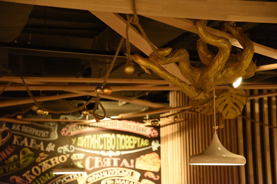 New Year Decoration for Silpo Store at Gulliver Shopping Mall 2016