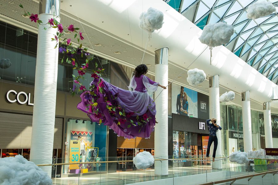 Summer decorations 2015 for the Ocean Plaza shopping mall