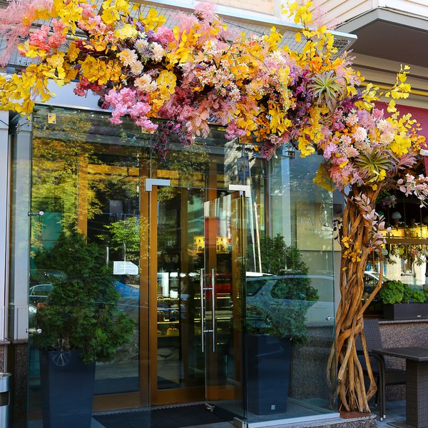 Flowering tree for the confectionery "Kalina"