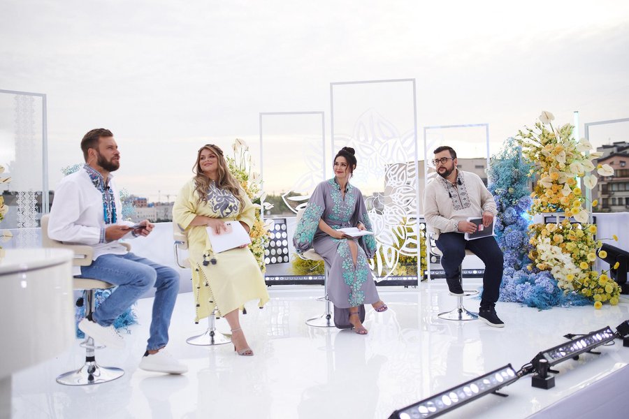 Modern Ukrainian soul: decoration of the "Breakfast with 1 + 1" broadcast for the Independence Day