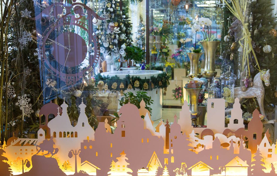 New Year Decoration for LoraShen Boutique at Hyatt Regency Kyiv 2015