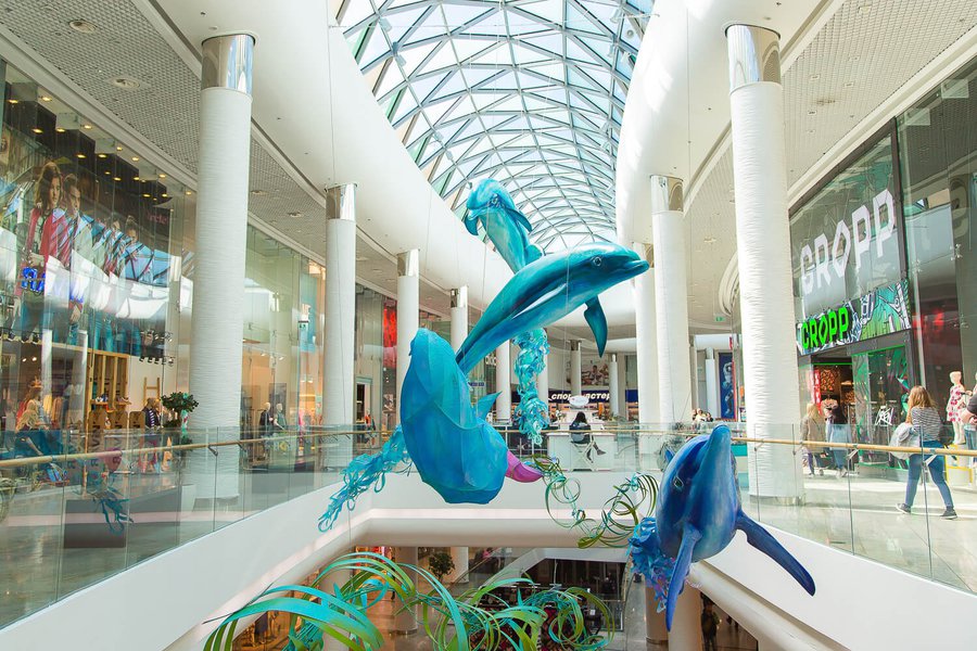 Summer decorations 2017 for the Ocean Plaza shopping mall