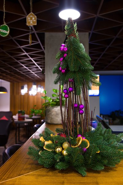 Новорічне оформлення готелю Park INN 2018