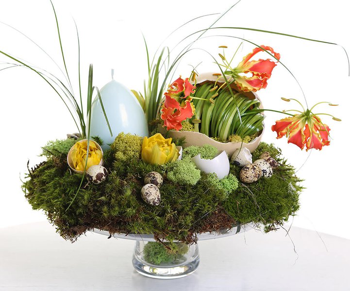 Easter collection of floristry and decor