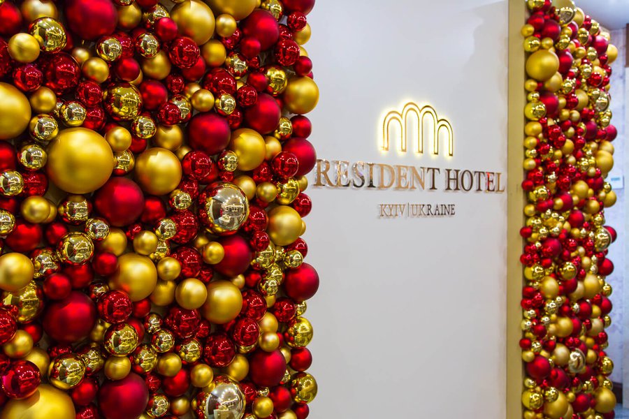 Новорічне оформлення готелю President Hotel 2018