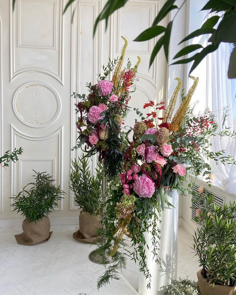 Fantastic garden for shooting LOVARE advertising campaign